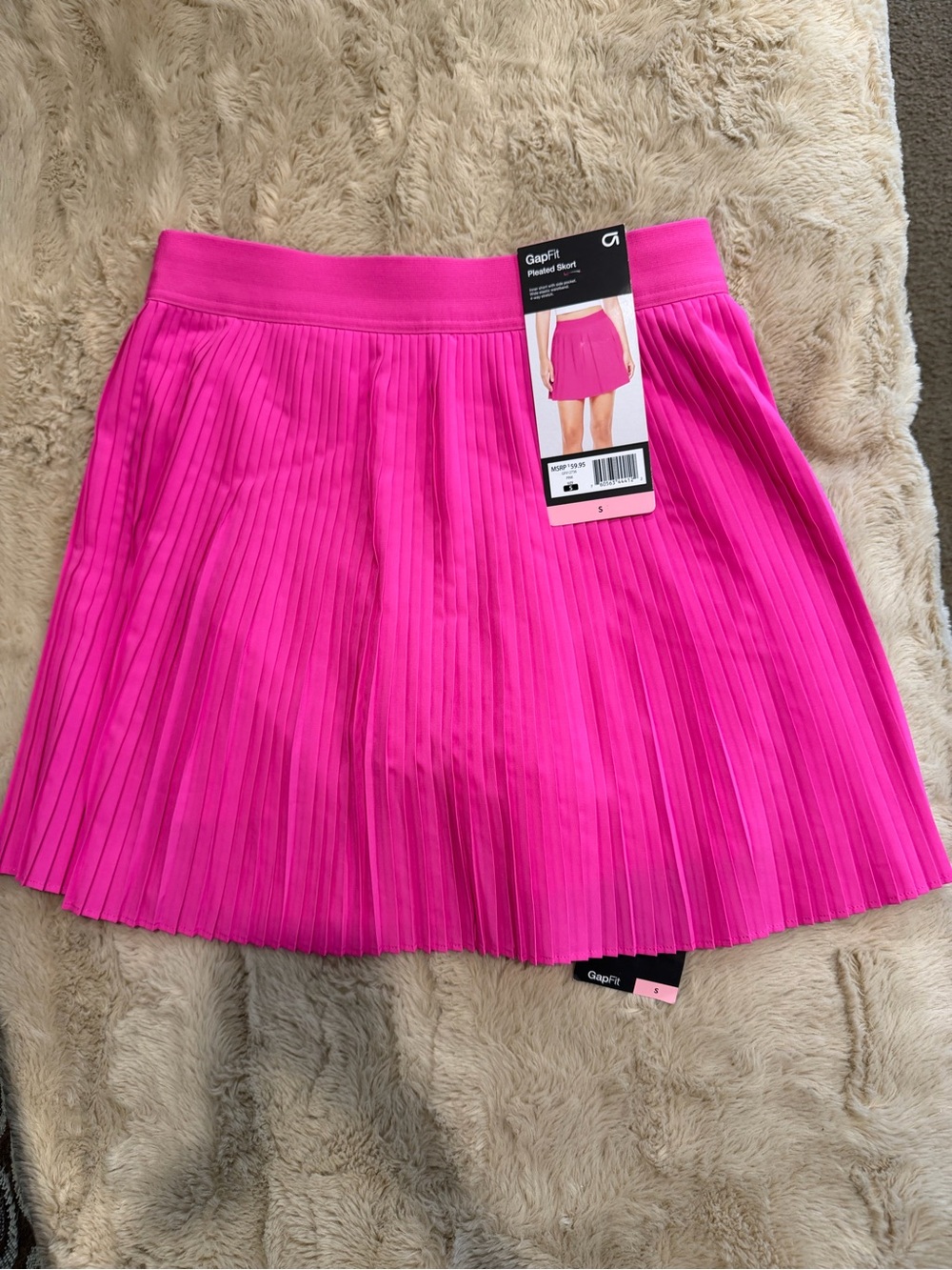 GAP Hot Pink Pleated Skater Skirt - Picture 2 of 5